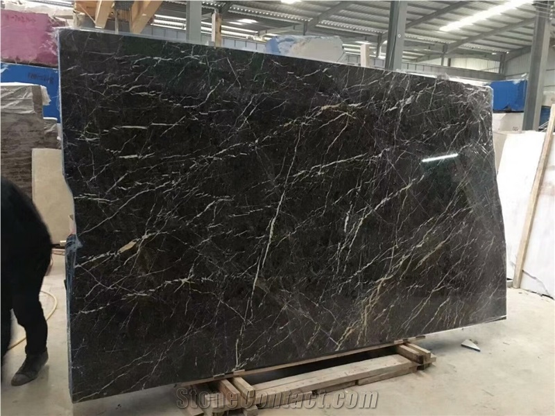 China Hang Grey Ash Marble Big Slabs