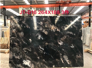 Dream Black Marble Slabs, Flooring Application