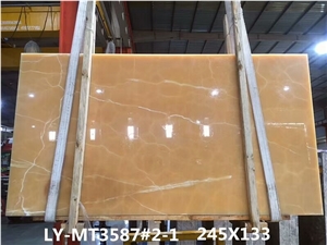 Honyx Yellow Onyx Slab Exporting Standard