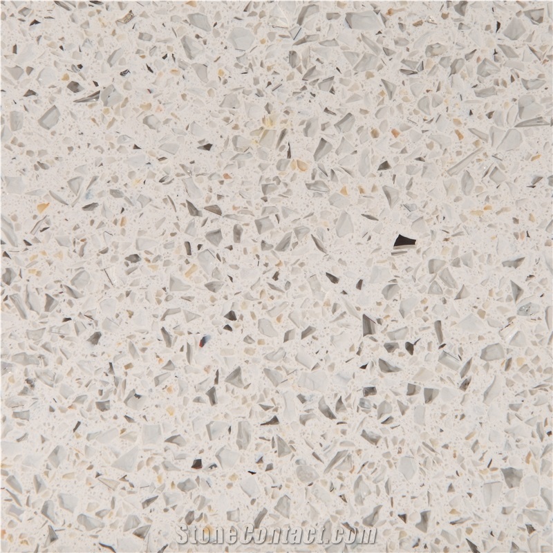 China Artificial Sahara Blanco Engineered Quartz Stone Slabs & Tiles
