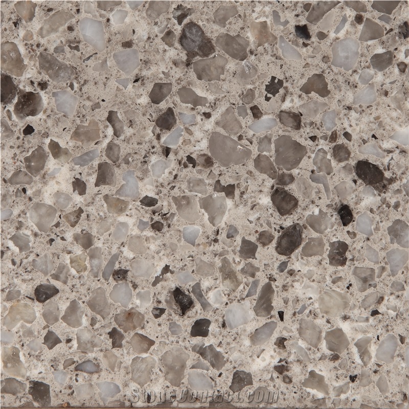 China Artificial Trender Brown Engineered Quartz Stone Slabs & Tiles