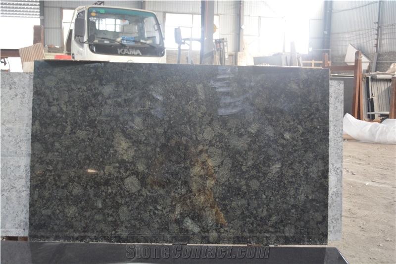 China Butterfly Green Granite Polished Tiles