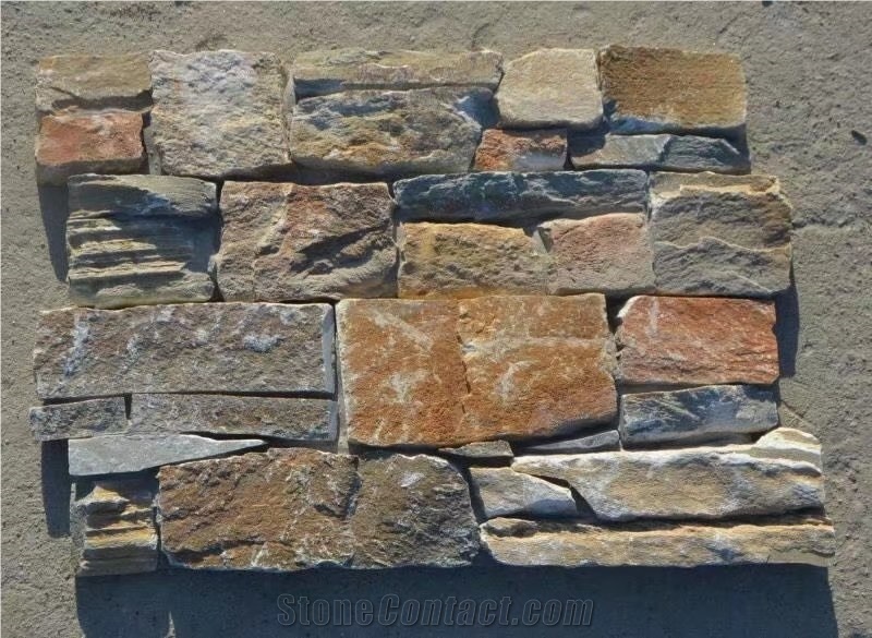 Non-Antacid Split Surface Slate Flexible Stone Veneer