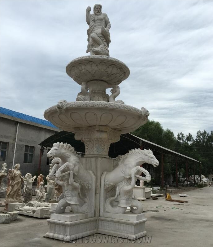 Wholesale Outdoor or Indoor Stone Garden Marble Water Fountain