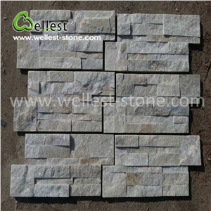 Beige Quartzite Culture Stone Veneer for Indoor Outdoor Wall Covering