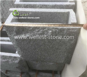 Cost-Effective G603 Light Grey Granite Mushroom Stone Corner Tile