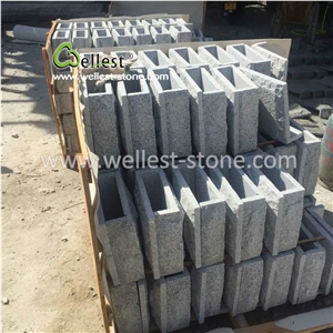 Cost-Effective G603 Light Grey Granite Mushroom Stone Corner Tile