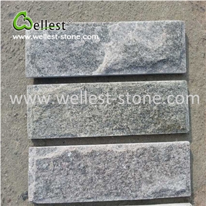 Soft Green Quartzite Mushroom Stone Tile with Chinese Old Feeling