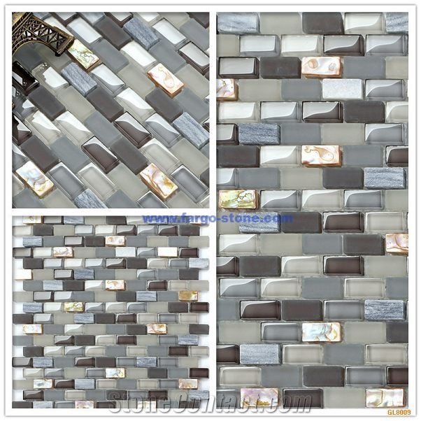 Fargp Popular Glass Mosaics,Metal Mosaics, Wall and Floor Mosaics
