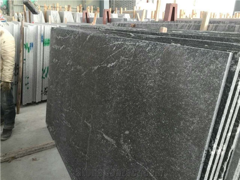 China Snowflake Black Granite Snow Leopard/Madagascar Flake Granite