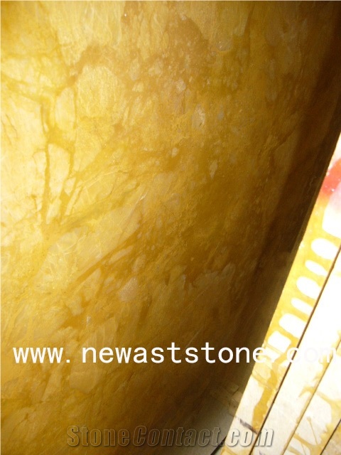 Royal Golden Gold Cassia Marblehuang Jin Gui Goden Marble Slabs Prices
