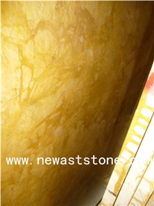 Royal Golden Gold Cassia Marblehuang Jin Gui Goden Marble Slabs Prices