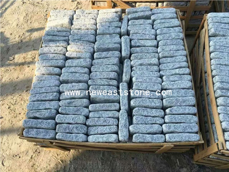 Wholesale Cheap Flamed &Tumbled Light Grey G603 Cobblestones for Sale