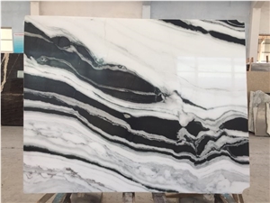 Panda White 1.8cm Slabs with Polished Surface
