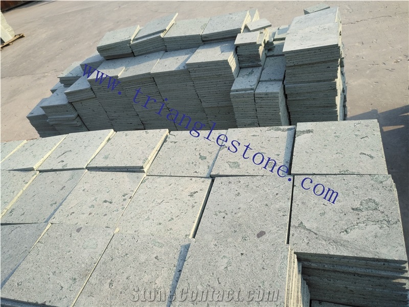 China Green Stone Tiles for Pool Paving