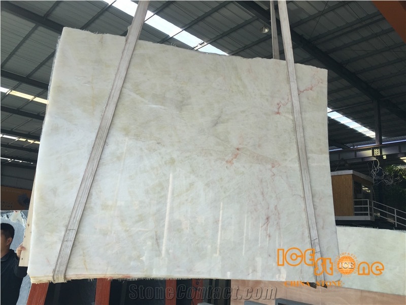 China Crystal White Onyx,Pervious to Light,Interior Wall & Floor Slab