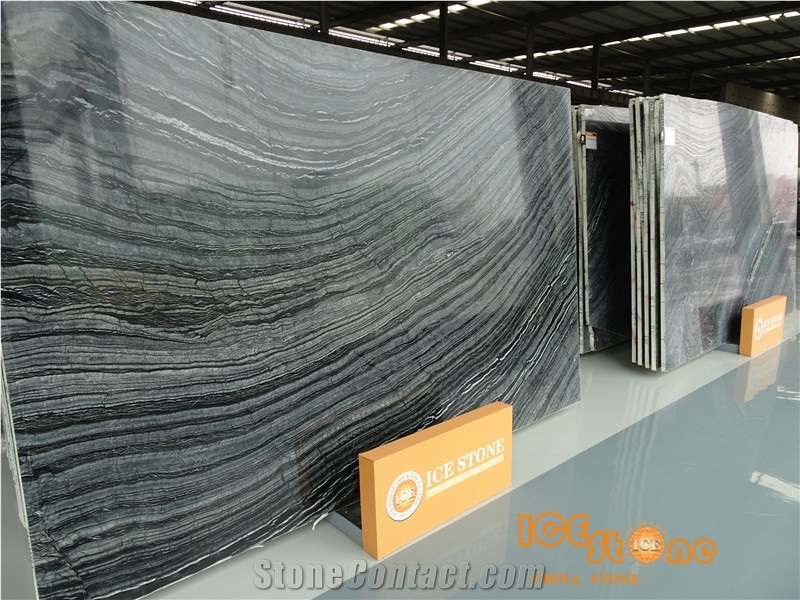 China Silver Wave Brown Marble,Wooden,Good Quality and Best Price