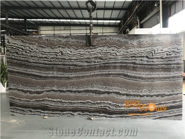 Cordillera Marble Slabs and Tiles Chinese Brown Wall Bookmatch Stone