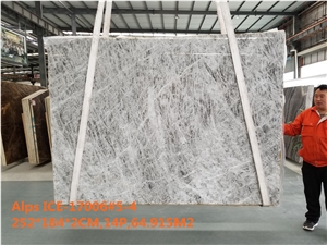 Grey Marble/Alps/Snow Grey Polished Slabs&Tiles China Manufactory