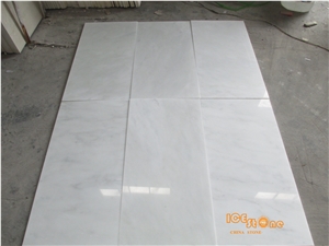 Professional Marble Wall Floor Covering Thin Tiles/Pure White Patterns