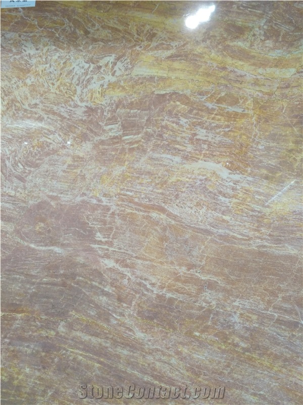 China Phoenix Golden Marble Slabs, Tiles