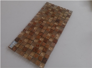 Bda Series Glass Mix Marble Mosaic Tile