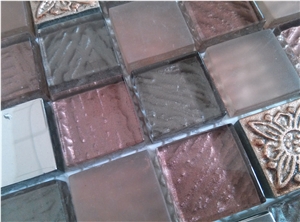 Bda Series Glass Mix Stone Mosaic