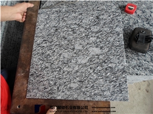 Spary Sea Wave White Granite Tiles&Slabs,China Polished Stone