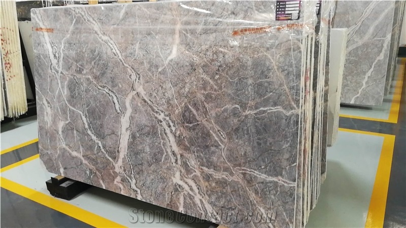 Fior Di Pesco Classico,Grey Marble Wall,Floor,Skirting Tiles and Slab