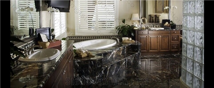 Marshall Marble in Bath Interior Design