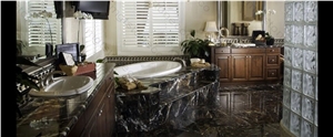 Marshall Marble in Bath Interior Design