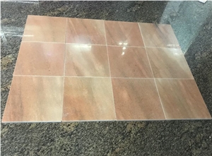 China Red Marble Tiles, Sunset Glow Red Cloudy Rosa Marble Tiles