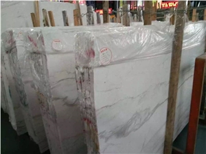 China White Marble Slabs, New Volakas White Jazz White Marble Slabs