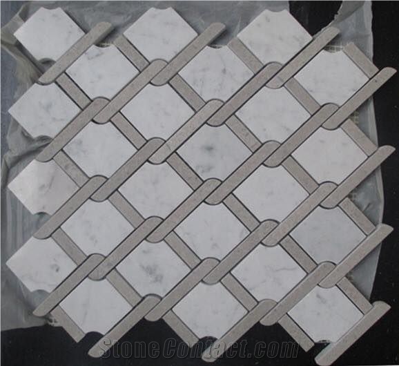 Pattern Marble Mosaic Tiles for Wall Tiles Decoration, Bathroom Panels