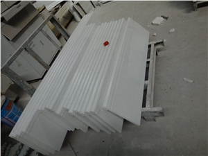 Pure White Marble Stairs/Steps, Crystal White Marble Stairs/Steps