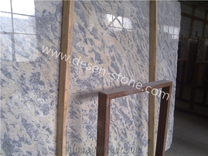 Apollo Grey Marble Stone Slabs&Tiles Bookmatching/Backgrounds