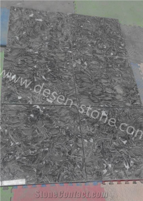 Bawang Hua/Bawang Flower Grey Marble Stone Slabs&Tiles