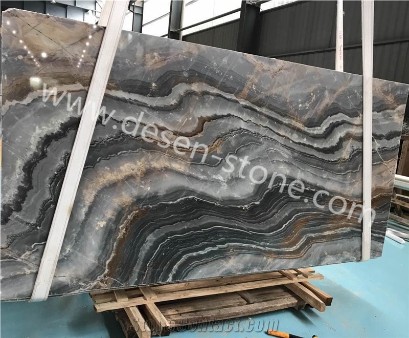 Chinese Brown/Luxury Stone/Chinese Blue&Brown Marble Stone Slabs&Tiles