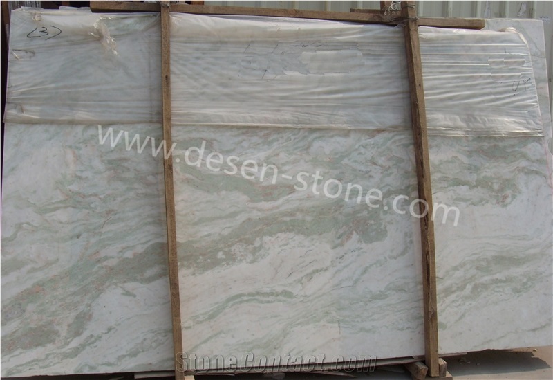 Clouds Fly/Green Wave Marble Stone Slabs&Tiles for Countertops/Vanity Tops