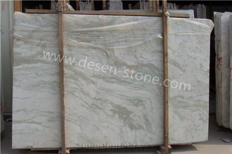 Clouds Fly/Green Waves Marble Stone Slabs&Tiles Backrounds/Flooring