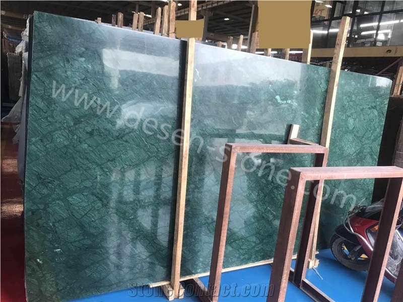Nh Green/India Green/Verde India/Green Flower Marble Stone Slabs&Tiles
