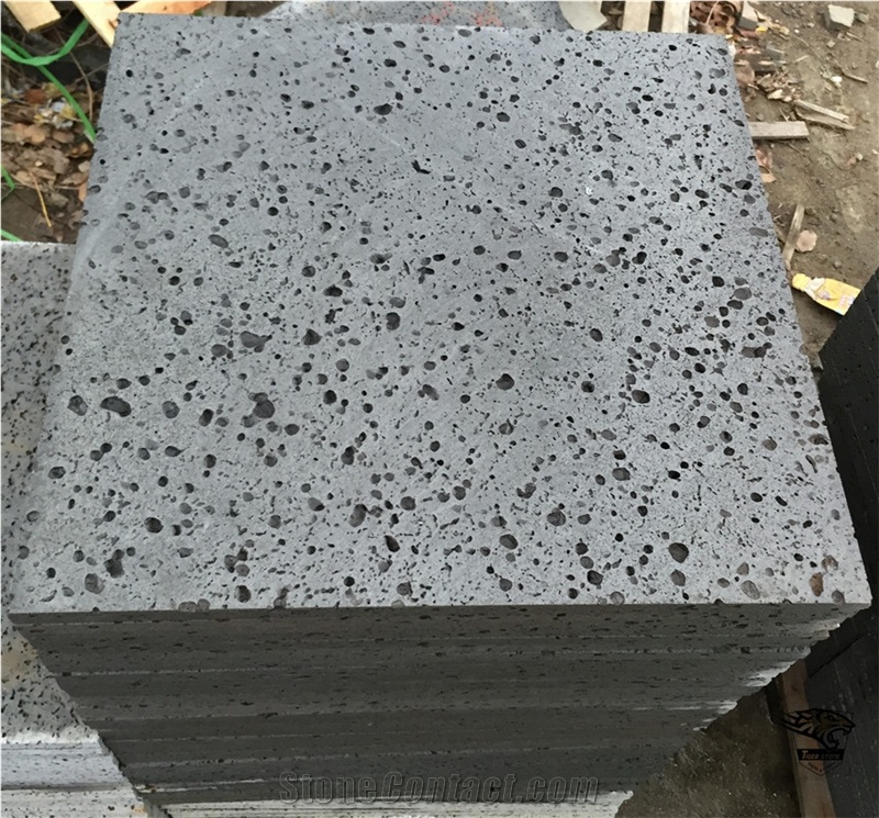 G122 Black Basalt Stone Tiles Lava Rock