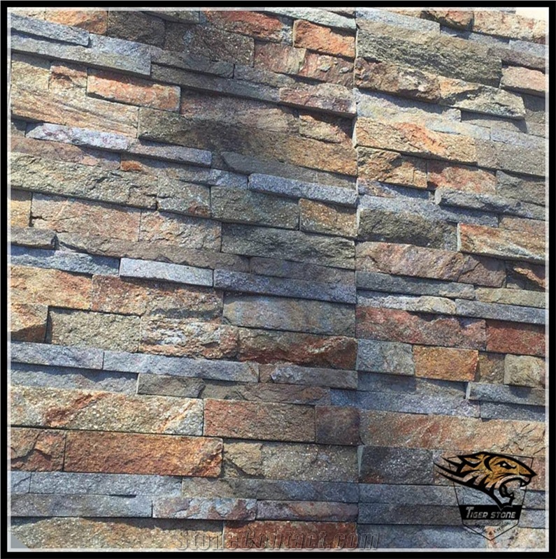 Sy007 Slate Bricks Wall Cladding Split Surface Stone Veneer