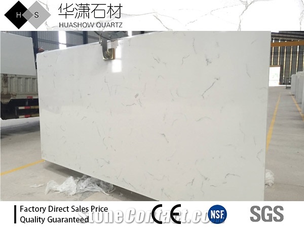 Artificial Quartz Stone Calacatta White Slabs&Tiles
