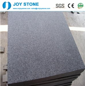 Chinese Black Flamed G684 Granite Floor Tiles Cheap 2018