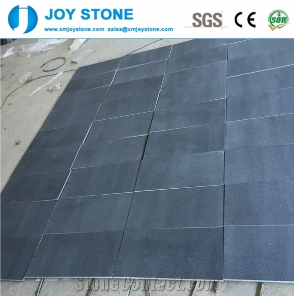 Professional Sesame Impala Black G654 Granite Stone Floor Wall Tiles