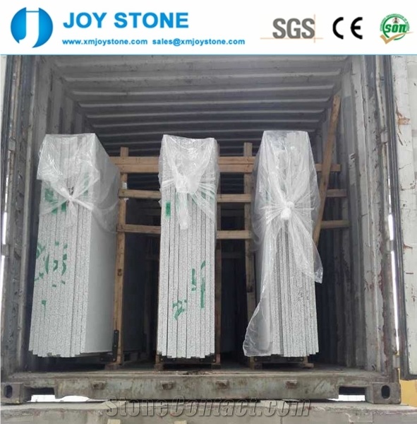Wholesale Chinese Popular Sesame White Cheap Granite G603 Slabs 2018