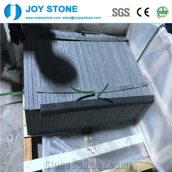 300x600 Fired Slippy Resistance China Black G684 Granite Paver Tiles