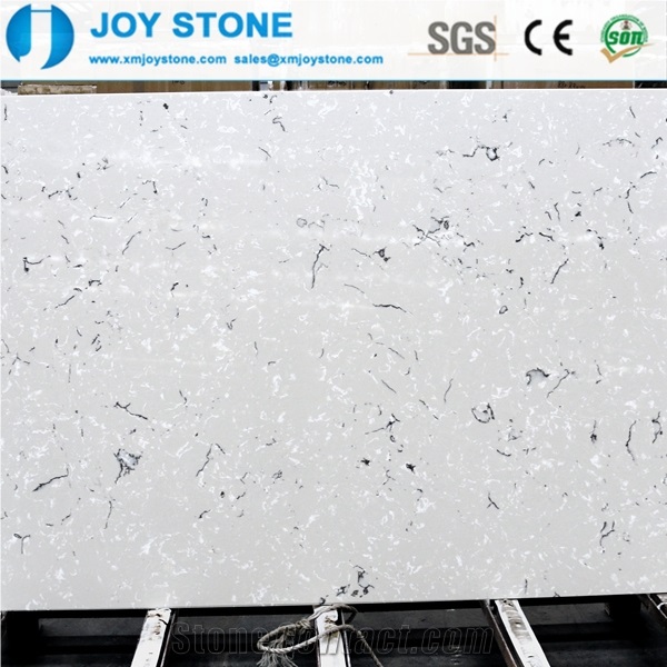 Artificial White Star Largest Size Quartz Slab with Best Price from