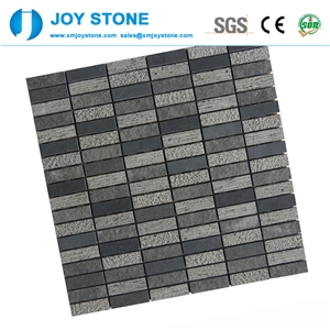 Black Basalt Mosaic Tile Black Subway Tile